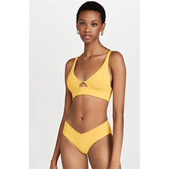 l*space Other - NWT L*Space S Alia Keyhole V Bikini Top MGD Yellow 118732